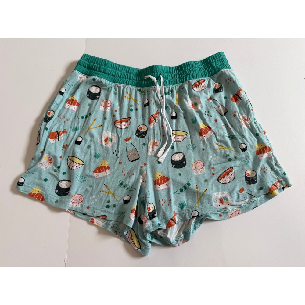Little Sleepies Sushi Bamboo Pajama Shorts Size Small